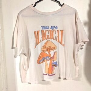 NOBO Cream Crop Tee 'You Are Magical'